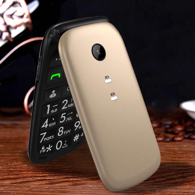 守护宝(上海中兴) v66 翻盖老人手机 移动/联通2g 双卡双待 大屏大字