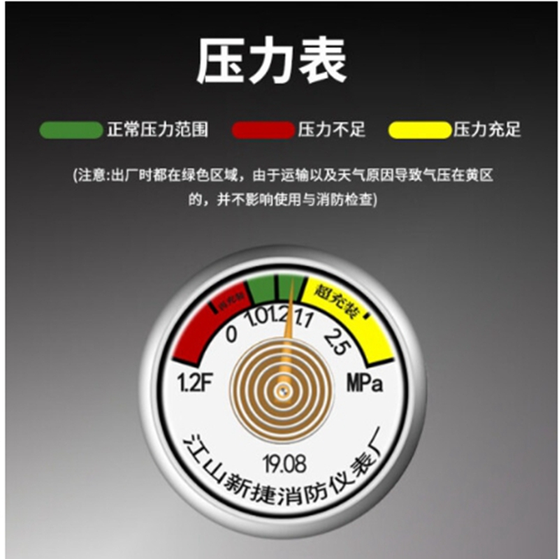 湖消2KG干粉灭火器 1个