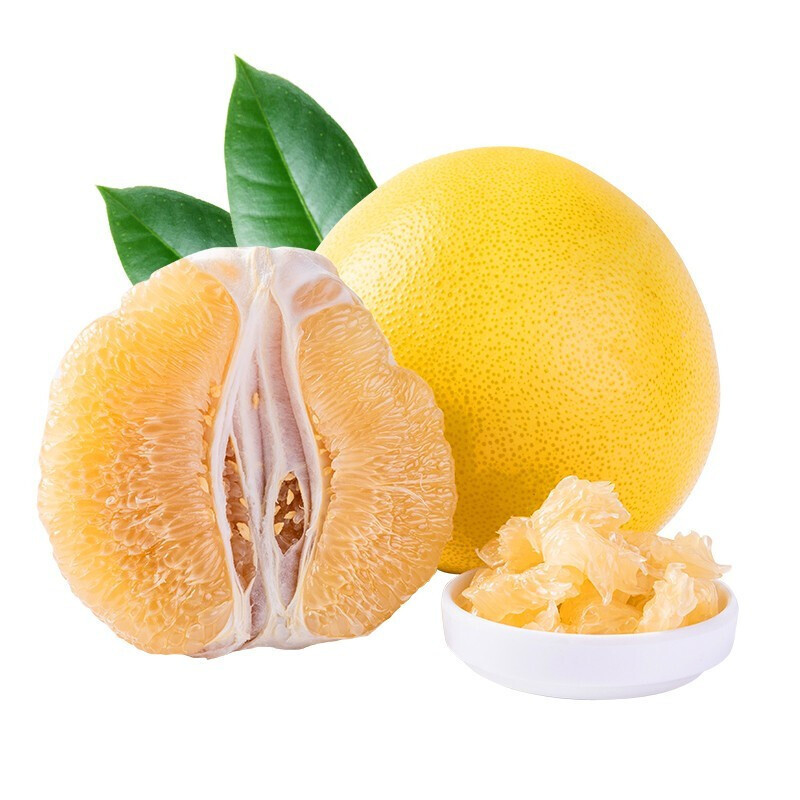 鲜木 福建平和白心柚子 新鲜蜜柚 精选9斤装 时令水果 皮薄多汁 白肉