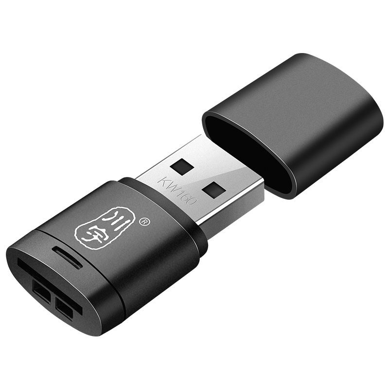 川宇C286 USB2.0迷你MicroSDTF卡高速手机内存卡读卡器 支持512GB