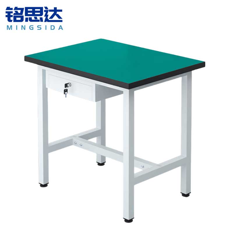 铭思达轻型防静电工作台80*60*75cm单抽张高清大图