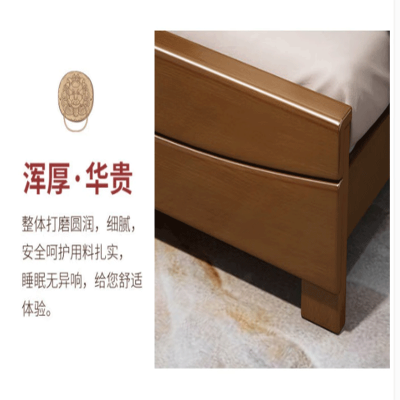 单人床 2000*1000*450mm高清大图