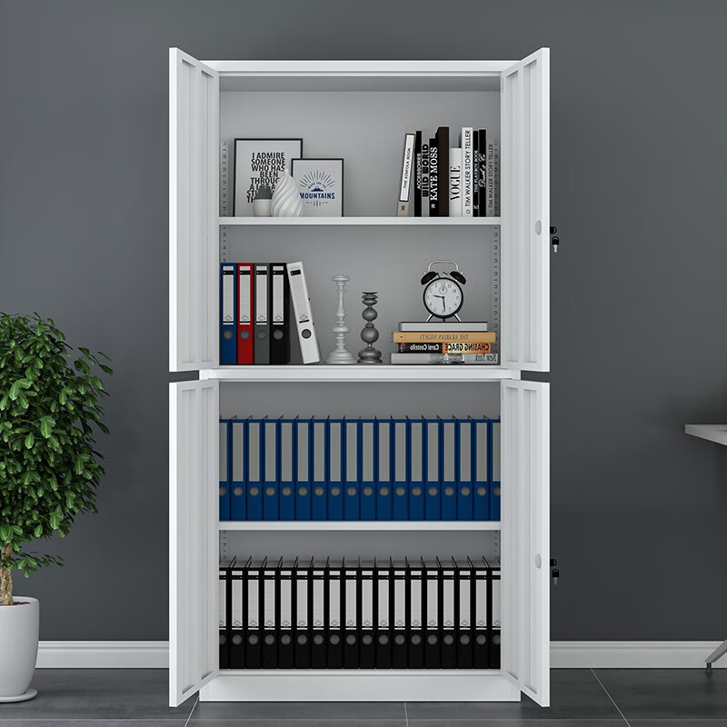 帝德龙文件柜资料档案柜通双节 850*390*1800mm高清大图