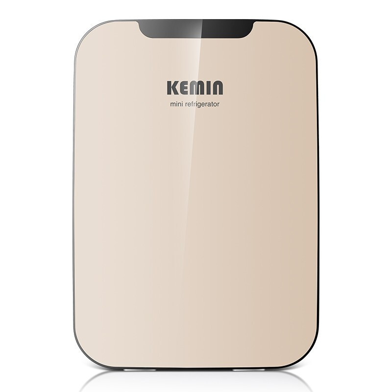 科敏KEMIN迷你型小冰箱车载冰箱便携租房学生宿舍制冷加热药品母乳冷藏保温箱 KM20L-双核Plus机械版(香槟金)
