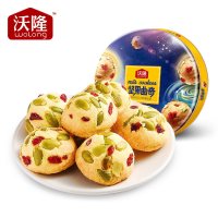 SQ ZH沃隆坚果曲奇-咖啡味(铁盒装)200g