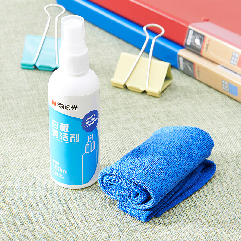 晨光(M&G) 白板清洁剂套装(包含清洁剂1瓶100ml+白板擦布1块) ASC99365 (单位:套)