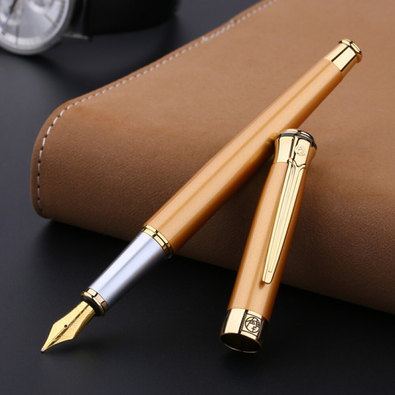 毕加索pimiops903金色钢笔签字笔男女士成人学生用练字笔商务办公瑞典