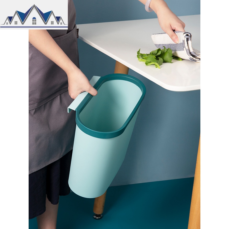 厨房垃圾桶挂式家用橱柜可壁挂式无盖塑料大号收纳桶分类杂物桶_1_329高清大图