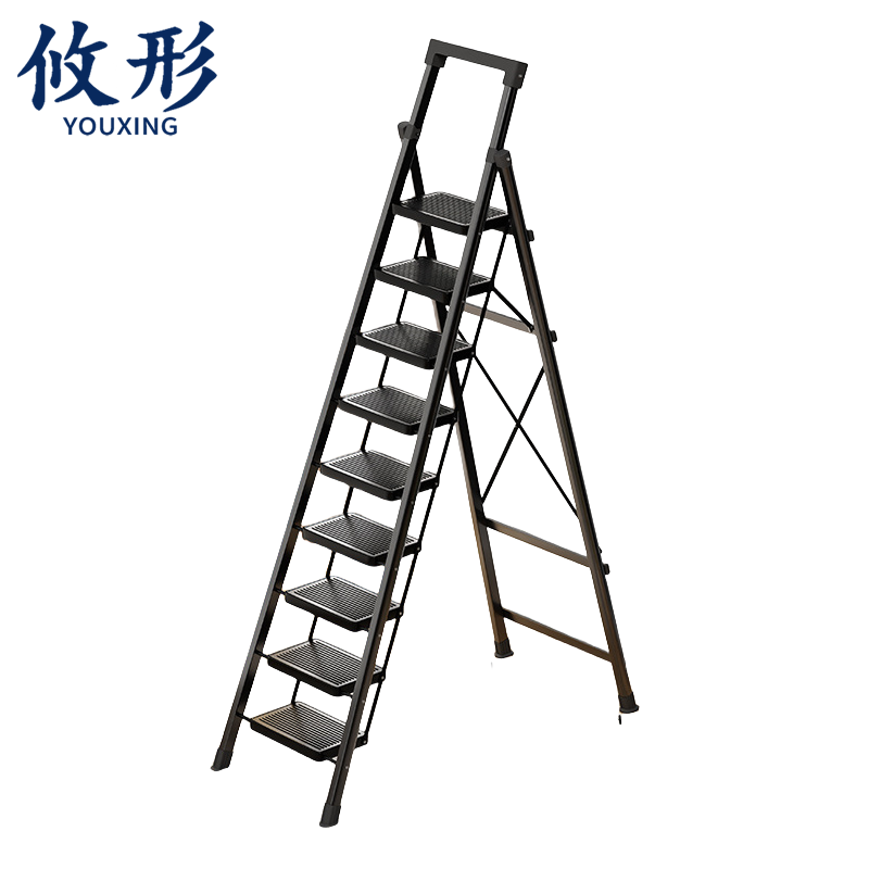 攸形 家用人字梯 人字梯九步个
