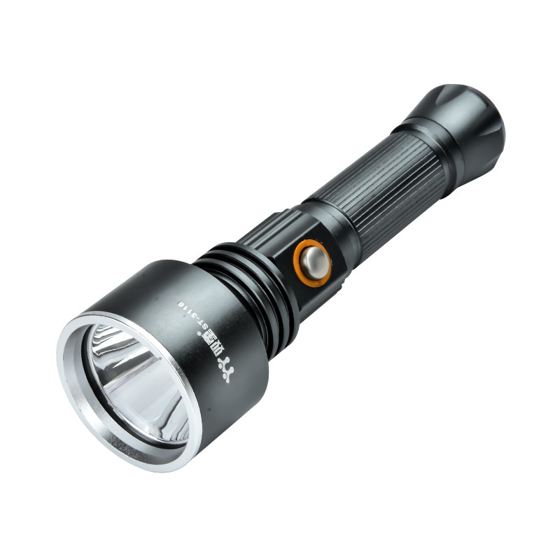 双童 ST-3116 LED强光手电筒变焦可充电超亮远射防身巡逻户外便