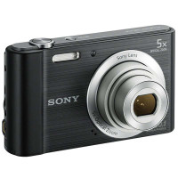 索尼(SONY)DSC-W800 数码相机/照相机/卡片机 黑色(约2010万像素 5倍光学变焦 2.7英寸屏 26mm广角)