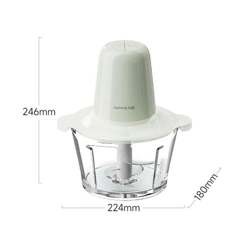 九阳绞肉机S18-LA235短轴刀设计约2L玻璃碗加厚玻璃杯双档调速高清大图