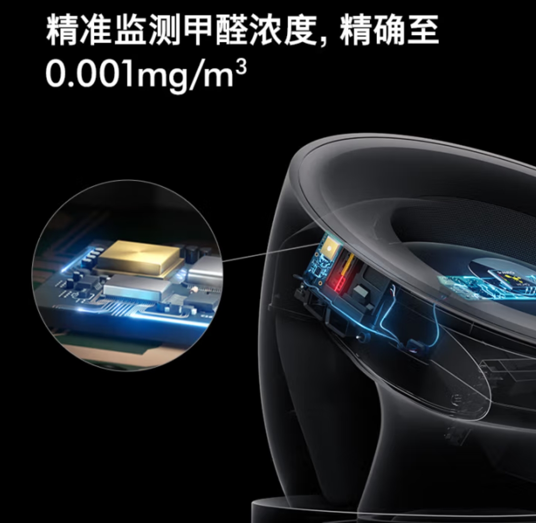 戴森(DYSON)DYSON BP03空气净化器 大面积净化异味和过敏原 滤除花粉 宠物毛发 医护级 宠护认证 镍蓝色高清大图