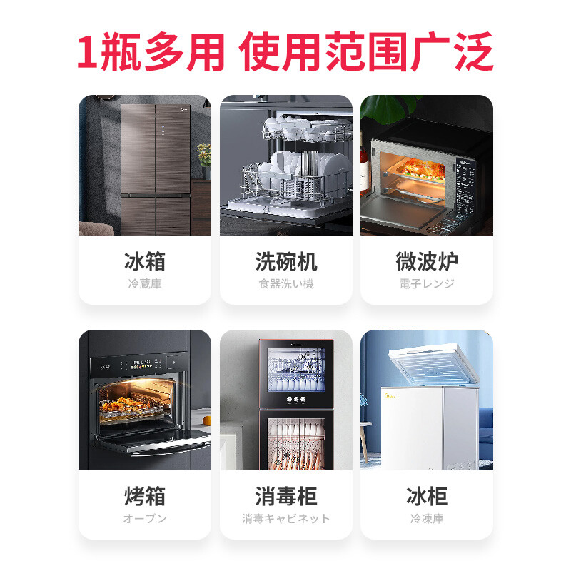 巨奇冰箱除臭剂去异味消毒杀菌家用净化除味去污去垢专用清洁2瓶2848高清大图