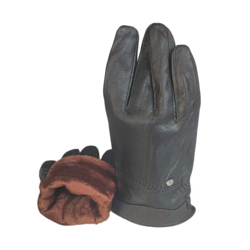 品雁众升 羊皮手套 女士 均码 双高清大图