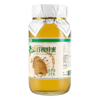 老山牌A级绿色食品槐花蜂蜜1000克/瓶