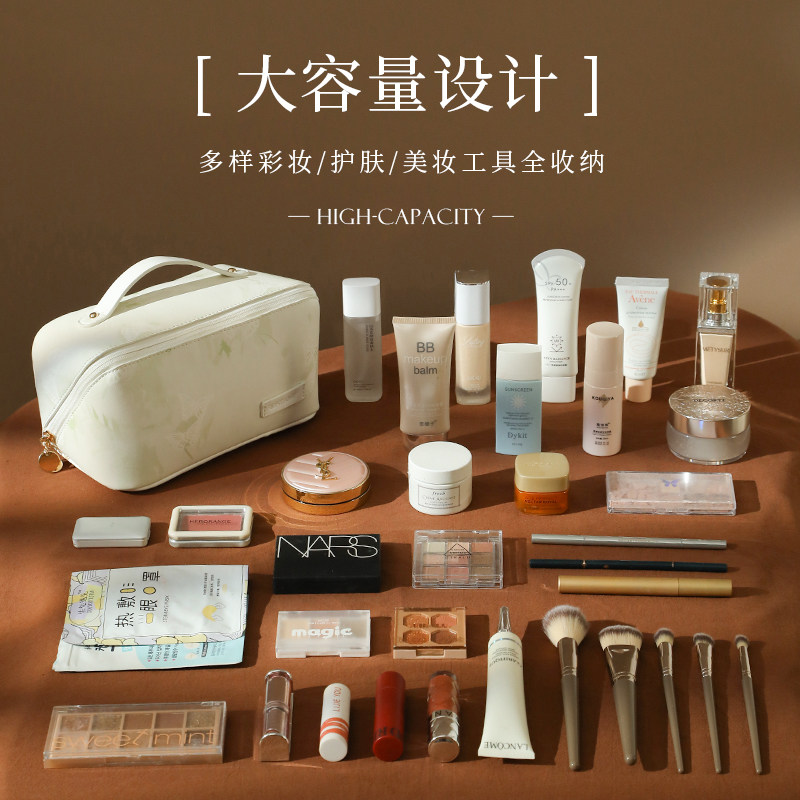 乐活旅行新中式枕头款化妆包高清大图