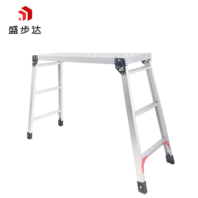 盛步达加厚铝合金折叠马凳梯子0.5米高SD-LD05(个)