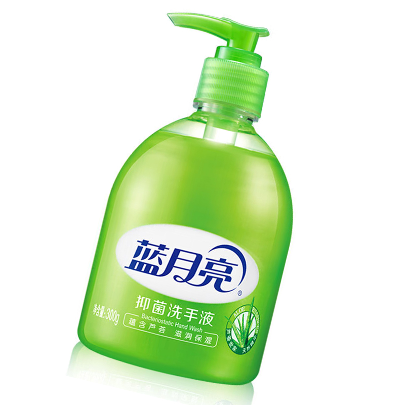蓝月亮 洗手液泡沫细腻芦荟抑菌300g高清大图