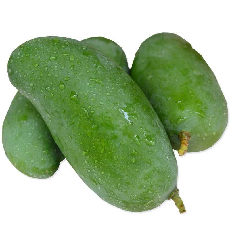 桂七香芒2斤装中小果(单果约100-150g 7-10个果左右) 新鲜大青皮芒果