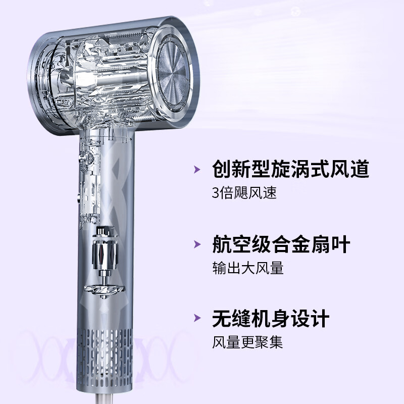 (顺丰发货)西屋电吹风机HS500皎月灰高清大图