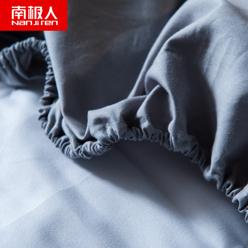 南极人(NanJiren)家纺 全棉床笠防螨抗菌夹棉床笠单件1.2m纯棉床套床垫1.8米保护罩保护套
