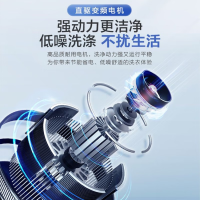 海尔(Haier)8公斤 直驱变频 家用全自动 波轮洗衣机 小型洗衣机 水压电压双宽 漂甩二合一 EB80BM029