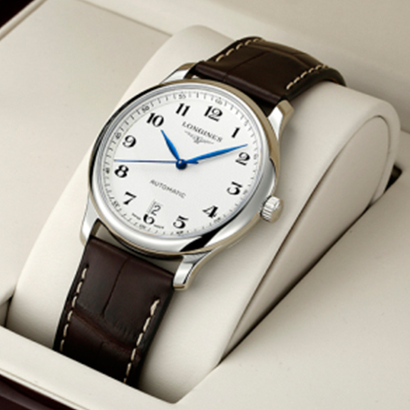 LONGINES 浪琴名匠系列皮带男士机械表 L2.628.4.78.3