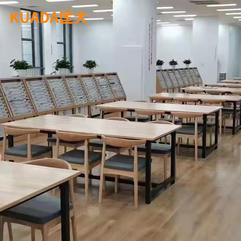 匡大餐桌 阅览室桌子1.2米食堂餐厅桌子 KDT928