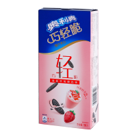 奥利奥(OREO) 夹心饼干 零食 巧轻脆薄片清新草莓酸奶味190g