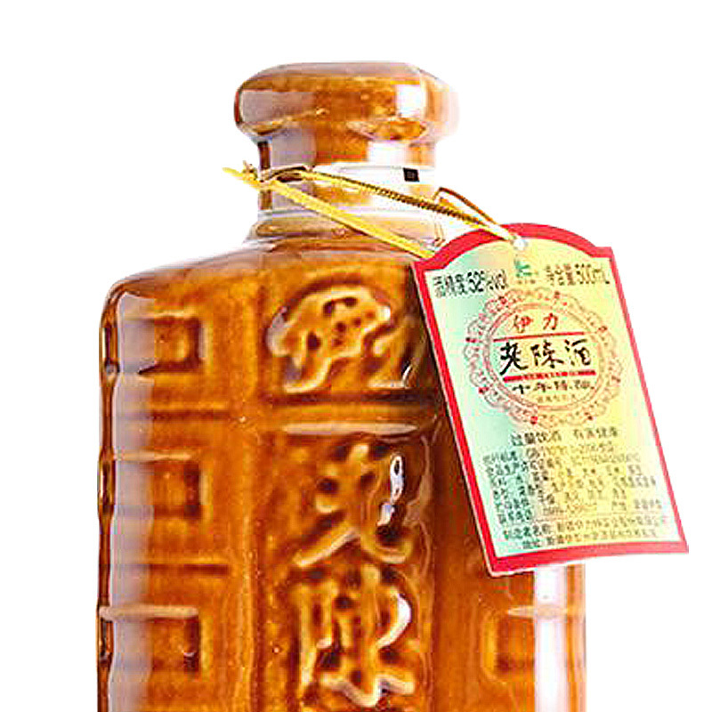 伊力特52度老陈酒十年陈酿500ml浓香型国产白酒新疆特产