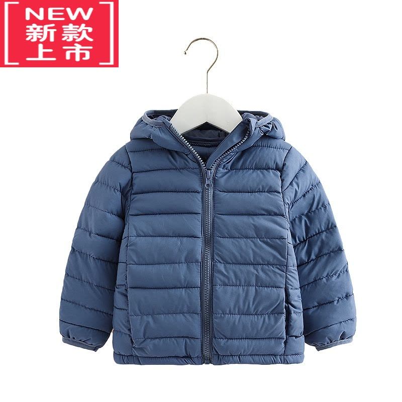 可莉允宝宝连帽棉服2022冬装新款男童女童童装儿童外套xn-0212图片