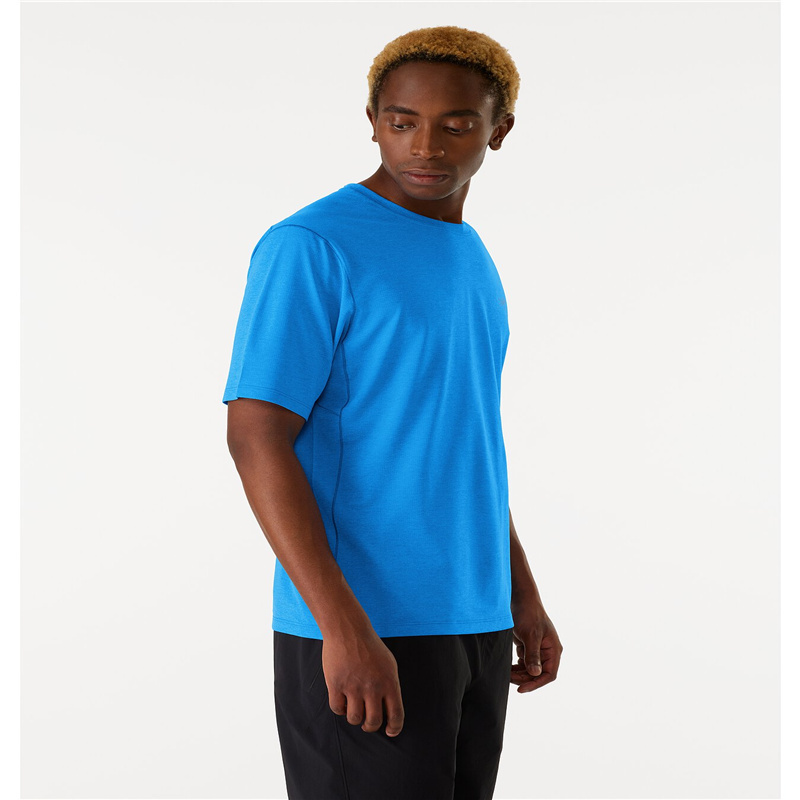 官方正品arcteryx始祖鸟cormaccrewss轻量透气速干短袖男士t恤灰绿