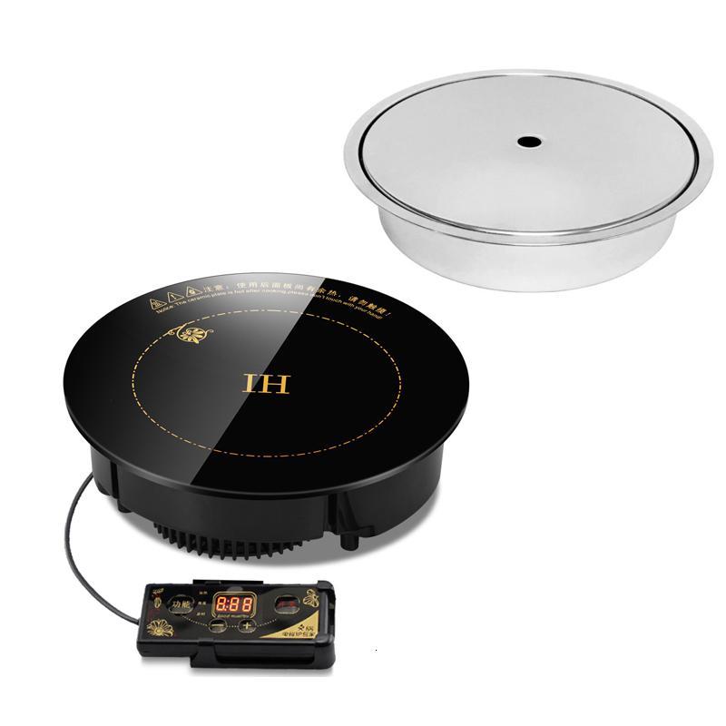 购前咨询适用乐浦火锅电磁炉圆形商用嵌入式线控火锅店酒店专用电磁炉