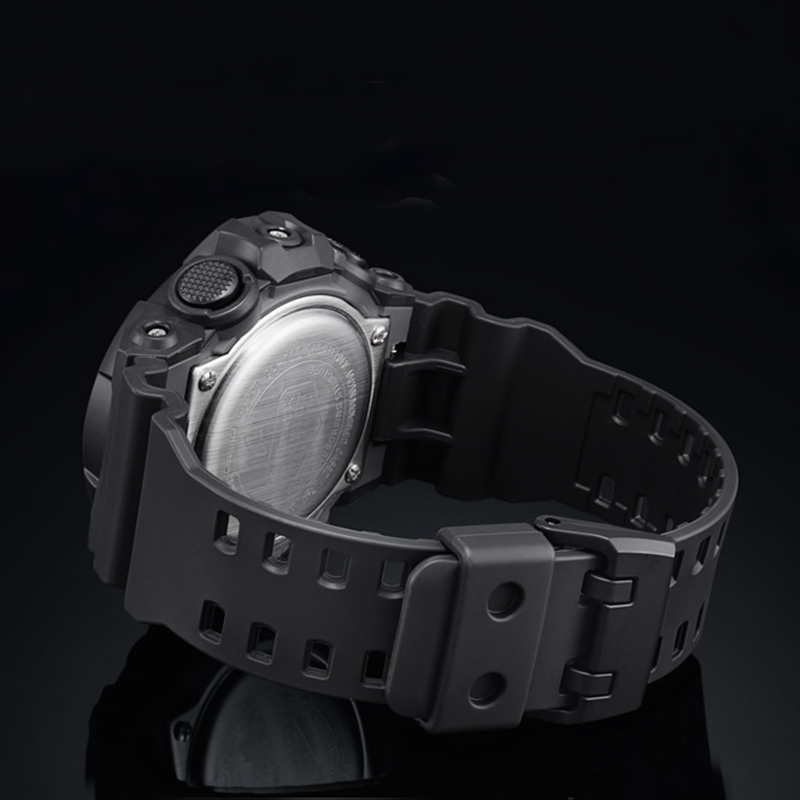 卡西欧(CASIO) G-SHOCK YOUTH 2019男士200m防水数字动时尚电子表男 黑灰 GA-700-1B