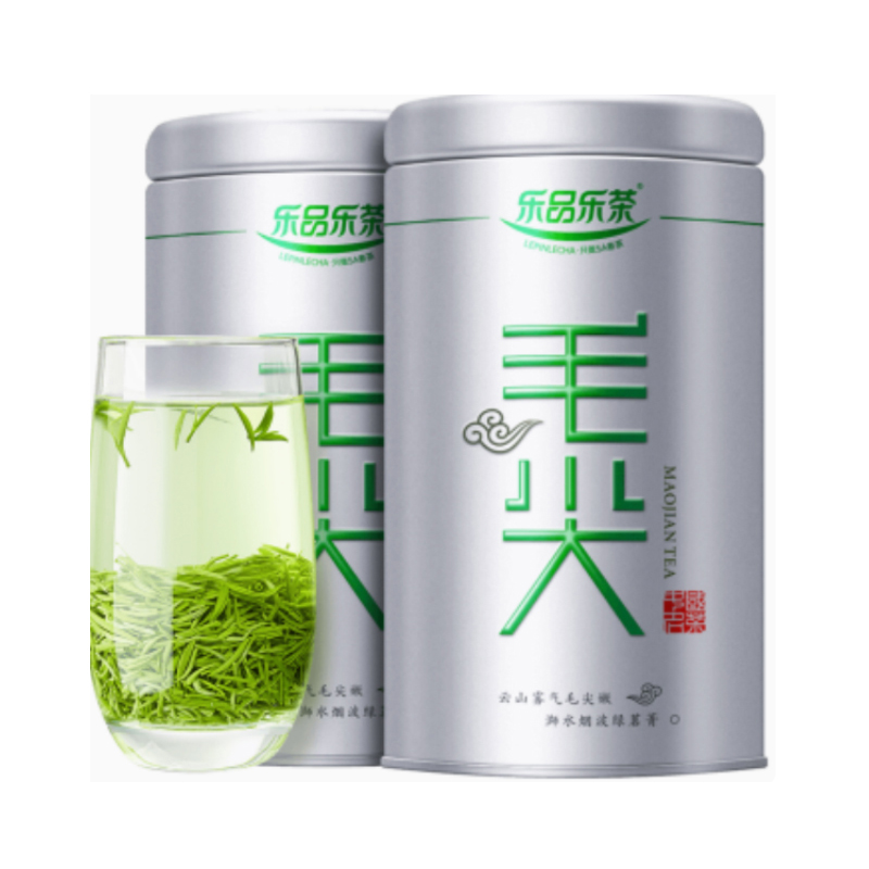 茶叶绿茶特级毛尖 250g/罐高清大图
