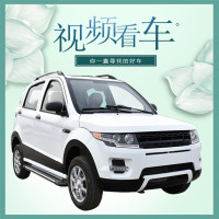 2021新款电动四轮汽车成人新能源油电两用全封闭观光代步轿车老年代步车老人四轮电动越野代步车遛弯钓鱼接送孩子电瓶代步汽车