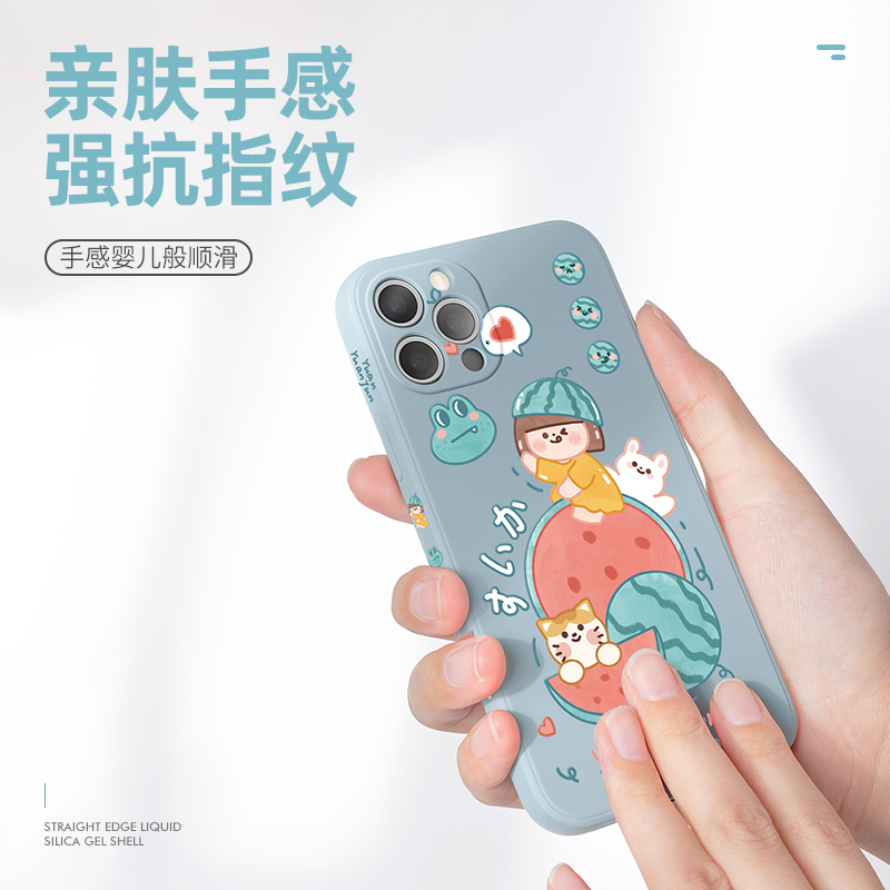 卡绮苹果12手机壳iPhone11液态promax硅胶x新款xr全包7/8plus女iPhonexr防摔十二iPhone
