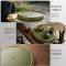 金灶G-227工夫茶盘柴烧釉茶托盘茶台新中式陶茶盘小型家用干泡台
