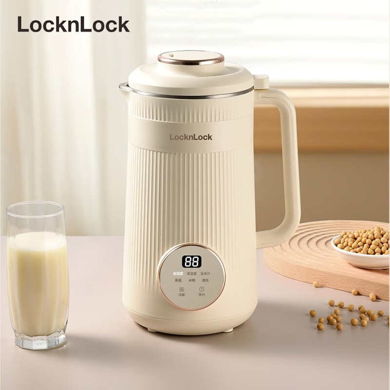 乐扣乐扣(LOCK&LOCK)家用迷你破壁豆浆机1000ml EJS3215IVY高清大图