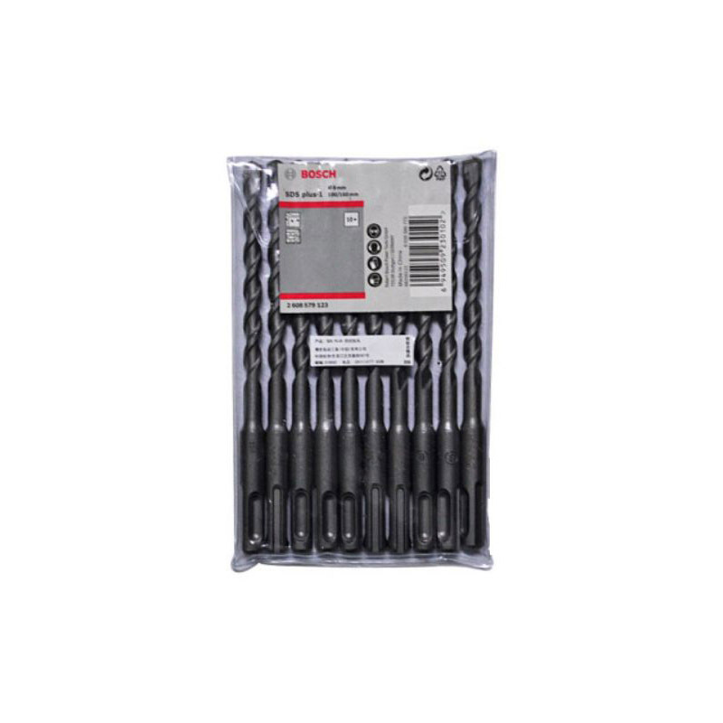 博世(BOSCH) 四坑1系钻头 10X160 (10支装) 2608579124 货期5-10天
