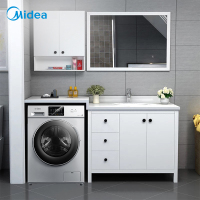 美的(Midea)10公斤全自动变频洗衣机洗烘一体机 滚筒洗衣机 家用老虎银 低温空气洗MD100VT13DS5