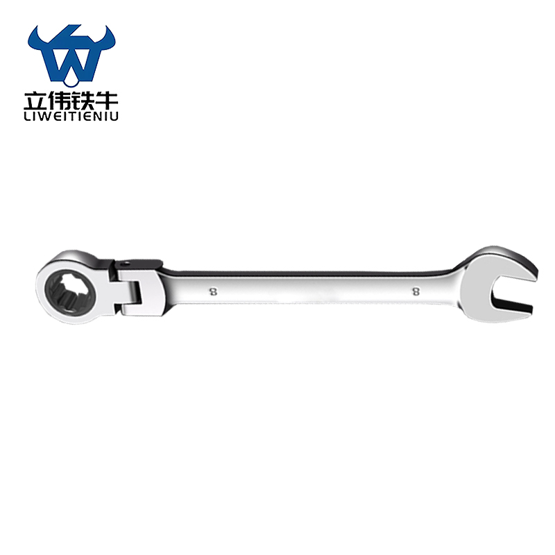 立伟铁牛活头两用棘轮扳手8mm/把高清大图