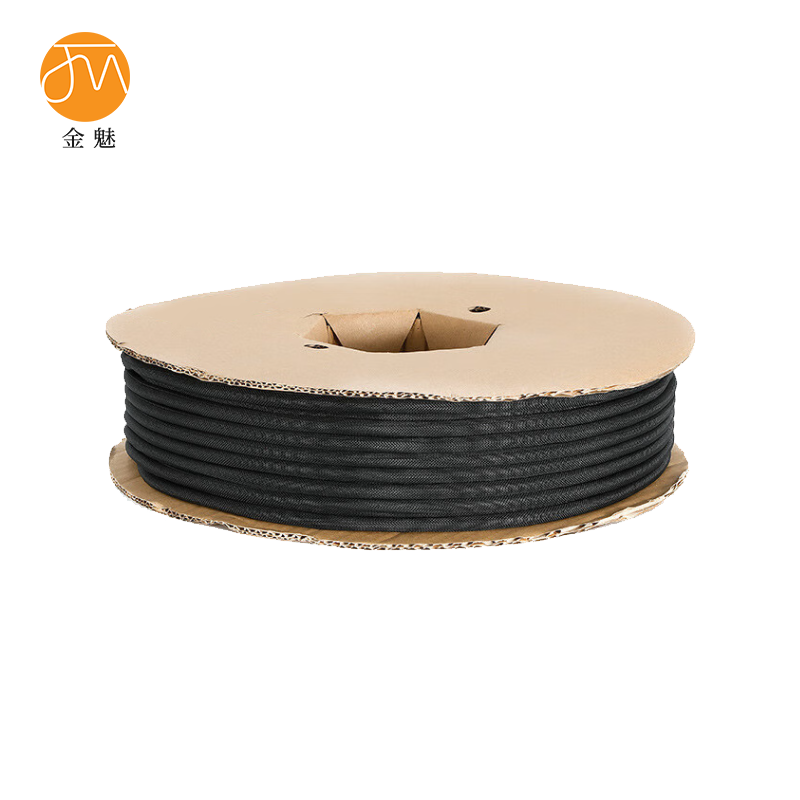 金魅 自卷式阻燃编织套管 开口式19mm 米高清大图