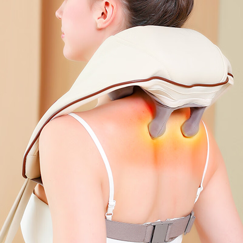 古菲斯(Gufius)肩颈按摩器GFPM-L01卡其色