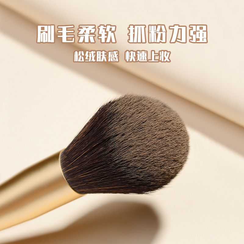 化妆刷5支+刷包 5支装化妆刷 腮红散粉高光眼影修容刷 旅行套刷包