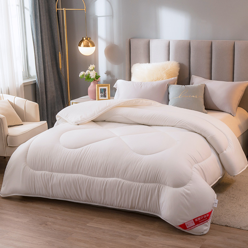 采馨 全棉被芯褥子枕芯三件套 1.2m床 套高清大图