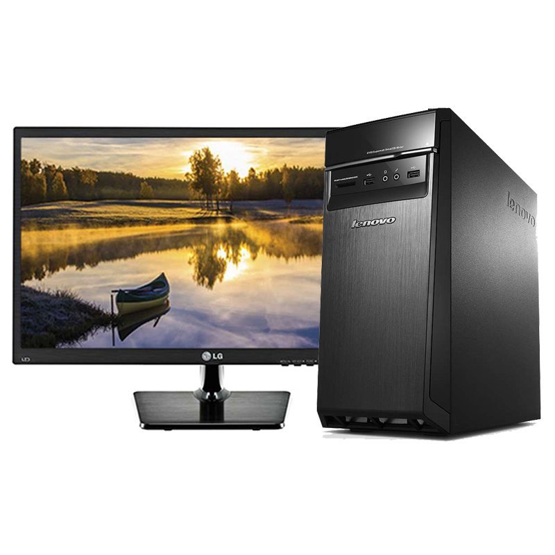 联想台式主机h5050i341704g50d81lg24m37hb236英寸显示器