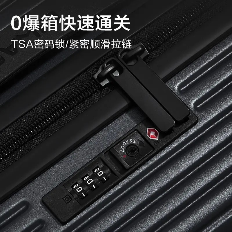 爱华仕行李箱男拉杆箱女登机箱万向轮18英寸旅行箱小型箱 OCX6669A-18 38L高清大图
