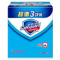 舒肤佳香皂肥皂3块装 纯白清香型115g*3 温和洁净 健康除菌 洗去99%细菌